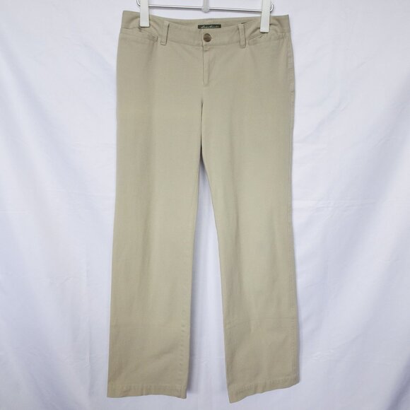 Eddie Bauer Khaki Mercer Fit Stretch Pants - Picture 1 of 7